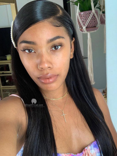 13X6in Silky Straight Thick Density HD Film Lace Front Wig [Bryana031]