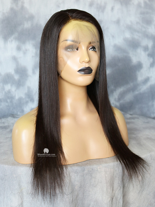 Silky Straight Lace Front Human Hair Wigs Women 13x4x1 T - Temu