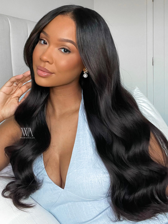 Luxury Brazilian Raw Virgin Hair Body Wave Pre-Plucked 360  display picture 3