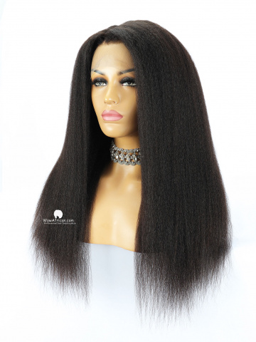 150% Density 360 Lace Wig Italian Yaki Brazilian Virgin Hair [TLW22]