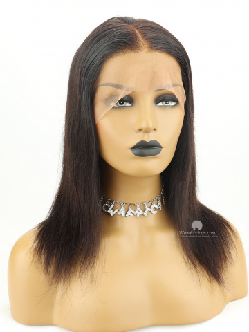 180%/ 200% Density Natural Color Silky Straight Indian Hair 360 Wig [FS06]