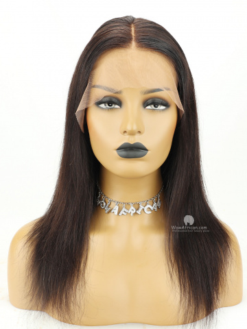 150% Density Silky Straight Indian Hair Lace Front Wig [FS09]
