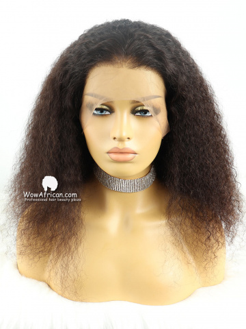18in Curly 150% Density Virgin Brazilian 360 Frontal Wig [FS27]