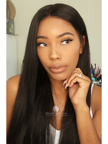 Indian Virgin 360 Lace Wig 180% Density Silky Straight Hair[TLW11]