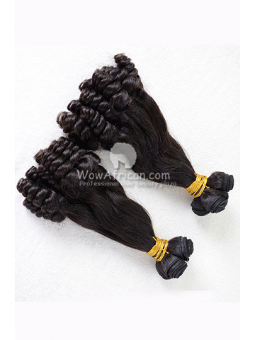 Brazilian Virgin Hair Funmi Hair Weave Classic Eurasian Curl 2pcs Bundle