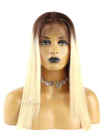 14in Ombre Color Brazilian Virgin Bob Lace Wig [FS50]