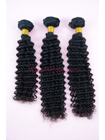 Natural Color Water Wave Brazilian Virgin Hair Weave 3pcs Bundle[WB26]