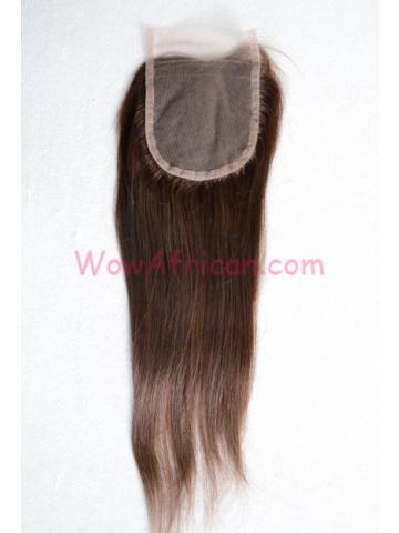Clearance Sales Lace Closure Indian Remy Hair Yaki Straight [CS10]