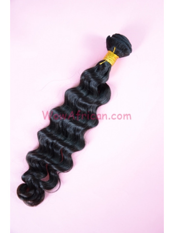 Natural Color Brazilian Wave Indian Virgin Hair Weave [WTI22]