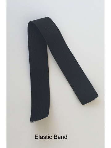 Black Wide Elastic Band for Lace Wigs [HA52]