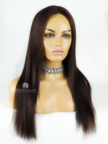 Pre-Cut Lace 18in 130% Density Indian Hair Lace Front Wig [FS79]