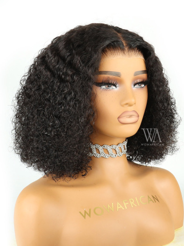 Thick Deep Curly HD Lace Glueless Bob Wig [GBW03]