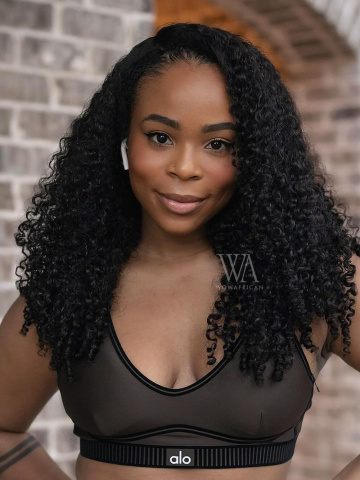 Chic Natural Curly HD Lace 13x6" Fitted Glueless Wig [GW07]