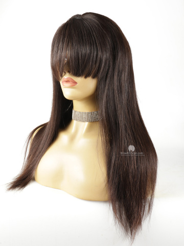 Silky Straight Brazilian Virgin Cap4 Full Lace Wig [FS207]