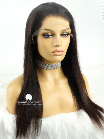 18in 13X6in Silky Straight 150% Density Brazilian Virgin HD Lace Wig [FS29]