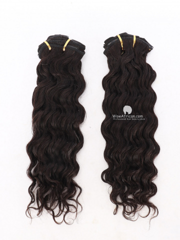 2 Packs Clip In Hair Indian Remy #4 Medium Brown Body Wave 7pcs[CSC28]