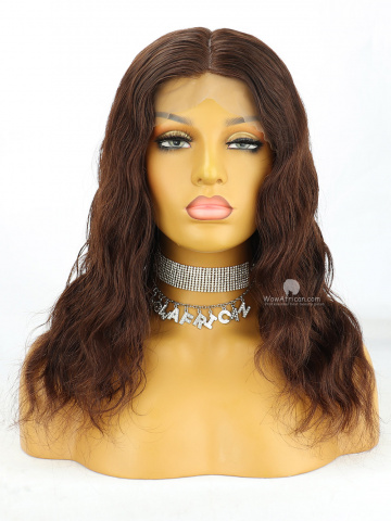 14in #3 Body Wave Brazilian Hair Silk Top Full Lace Wig[MS287]