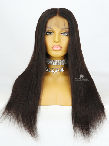 18in-22in Yaki Straight Brazilian Hair 360 Lace Wigs [FS295]