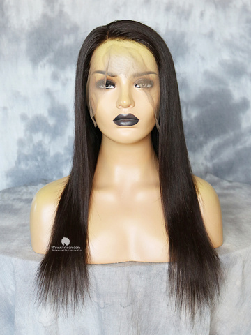 14in-24in 360 Lace Silky Straight 130% Density Malaysian Virgin Hair [TLW41]