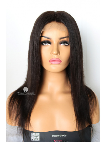 12in Silky Straight Brazilian Virgin Silk Top Lace Wig[WCS72]