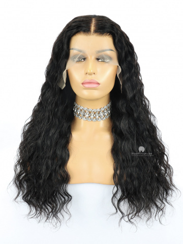 13X6in Thick Density Loose Curl HD Lace Front Human Virgin Wig [HW100]