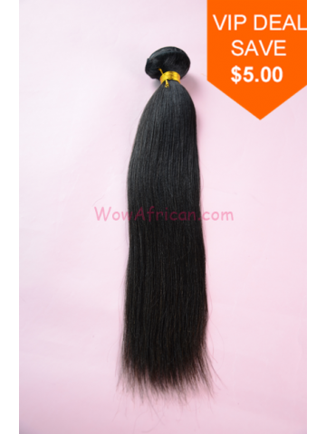 Brazilian virgin hair yaki straight 1pc weave Bundle