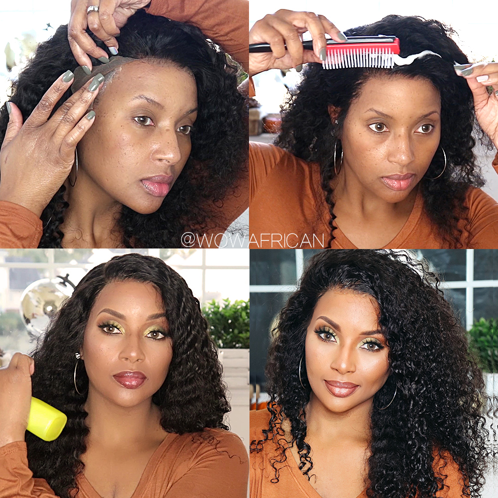 Curly 360 Wig 150% Density Virgin Brazilian Hair [Michelle009 ...